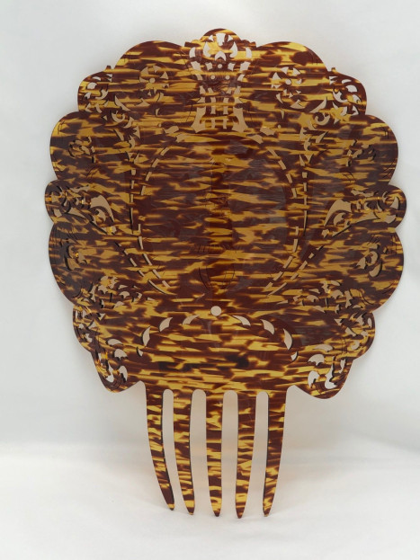 Peina concha color habana 21 cm