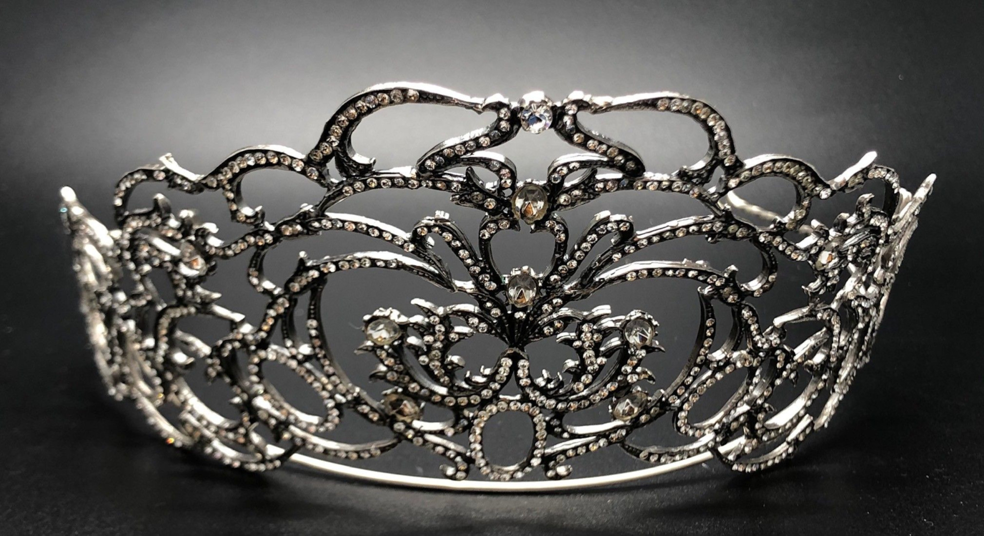 Tiara plata circonitas
