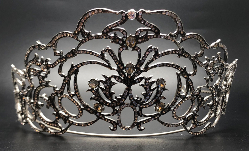 Tiara plata circonitas