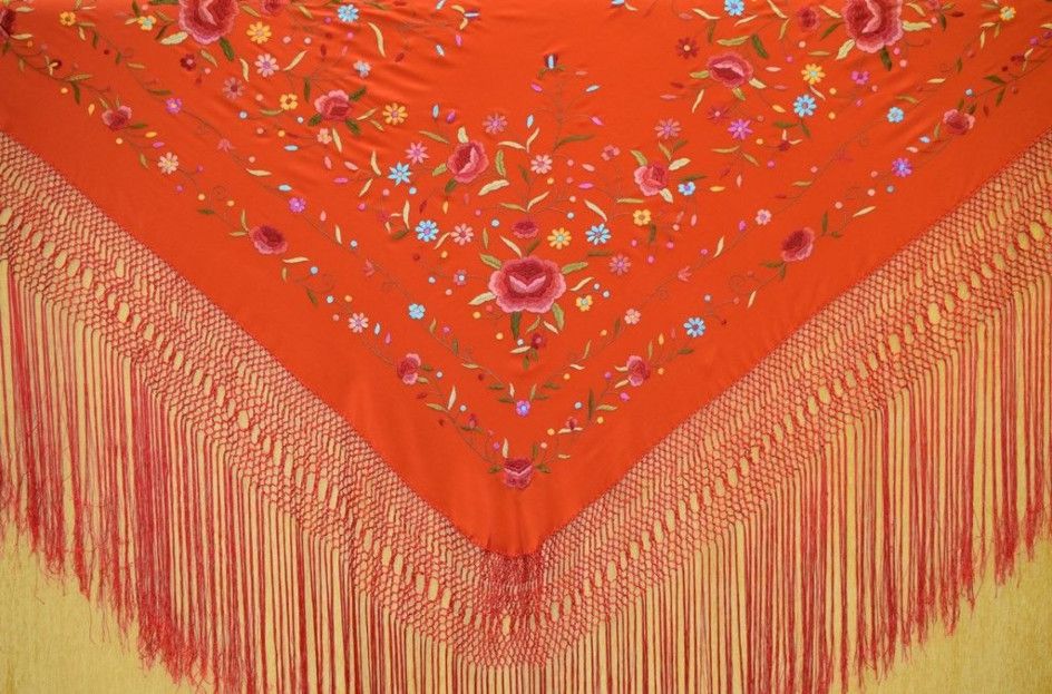 Mantones de Seda Bordados a Mano | 140cm | Juan Foronda
