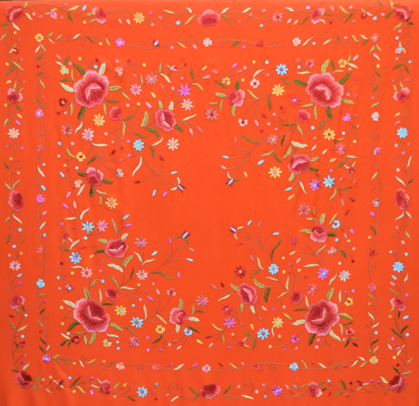 Mantones de Seda Bordados a Mano | 140cm | Juan Foronda