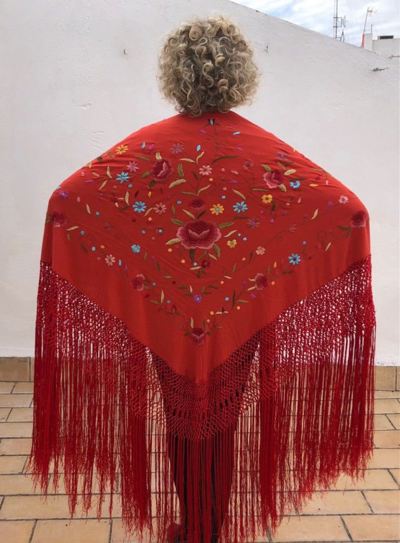 Mantones de Seda Bordados a Mano | 140cm | Juan Foronda