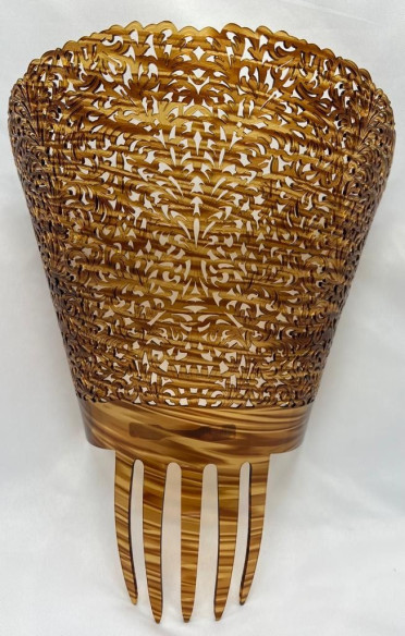 Peina burilada habana 19cm