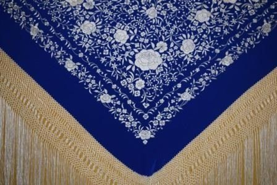 Mantón Bordado a Mano 140cm | Calidad Superior | Juan Foronda