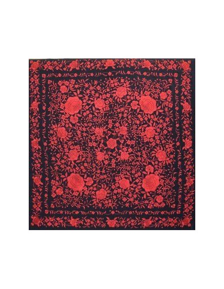 Mantón Bordado a Mano 140cm | Calidad Superior | Juan Foronda