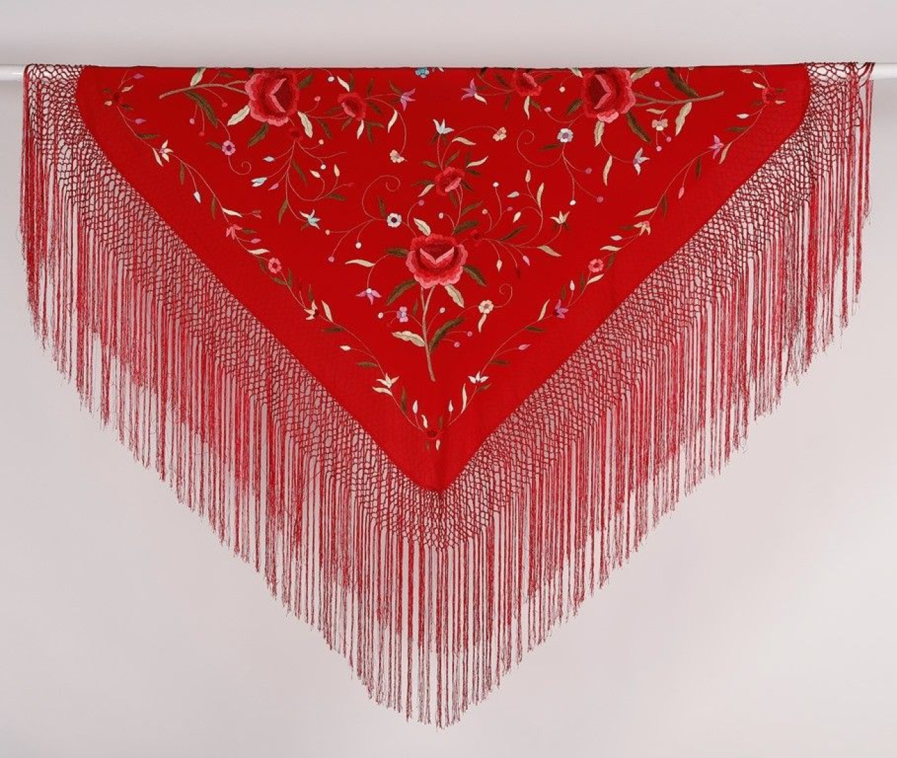 Mantón Bordado a Mano 115cm | Mantones de Seda Exquisitos | Juan Foronda