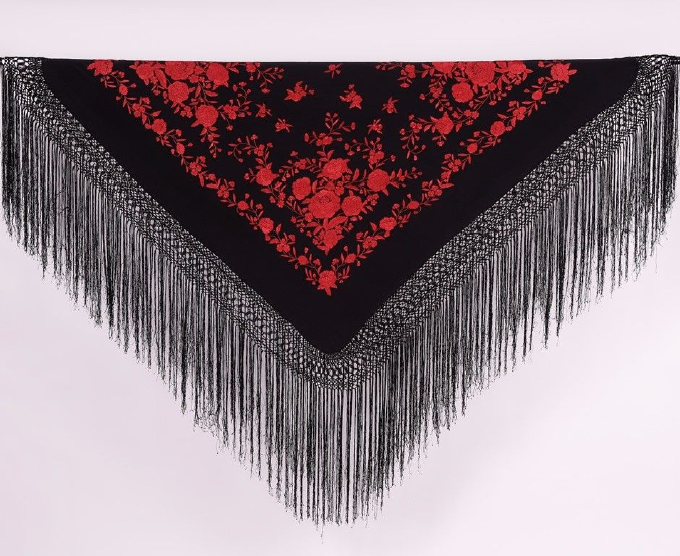 Mantón de Seda Bordado a Mano 145cm | Juan Forona