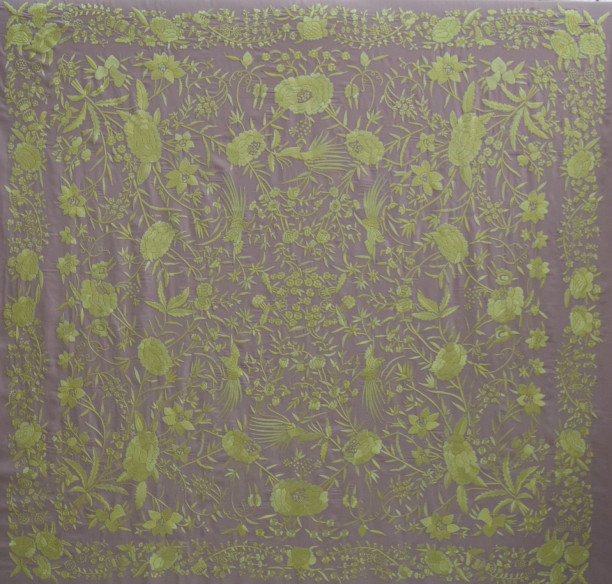 Mantón máquina crespón 145cm