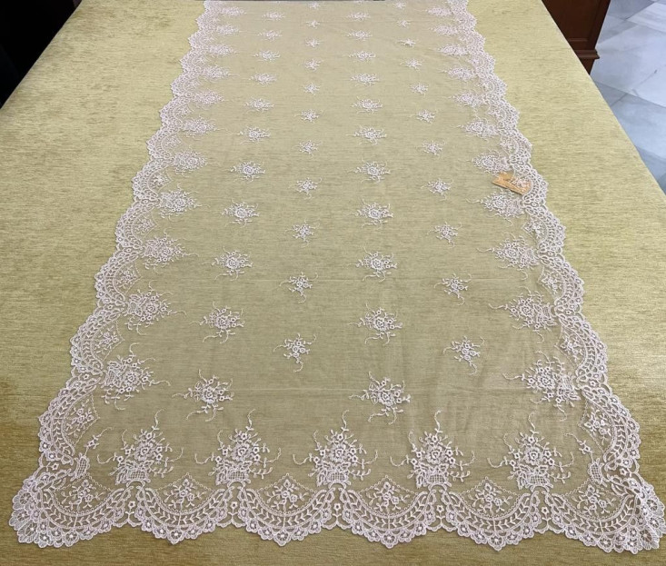 Mantilla máquina nude 100*220