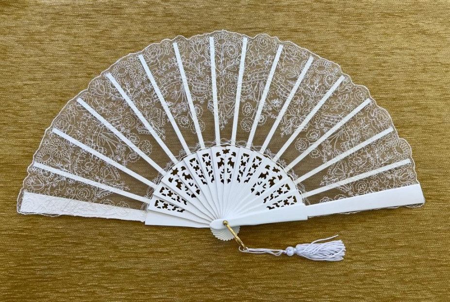 Abanico encaje 26cm