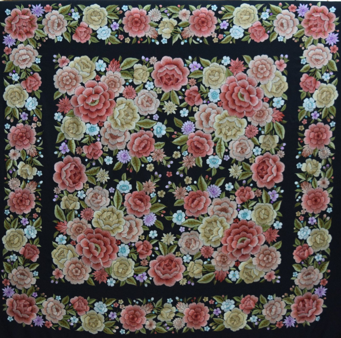 Mantón mano seda 140cm
