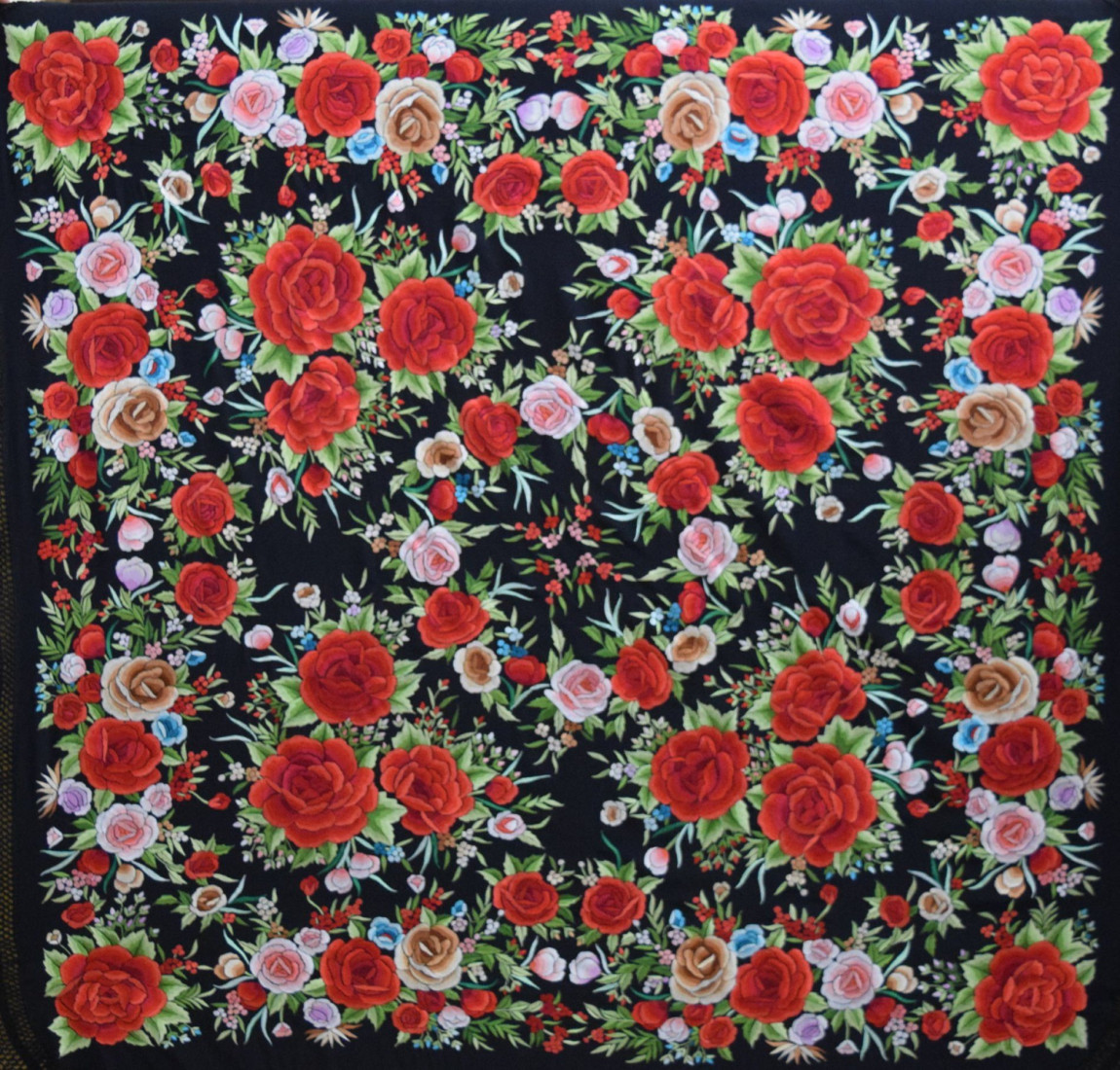 Mantón mano seda 140cm