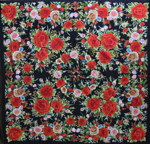 Mantón mano seda 140cm