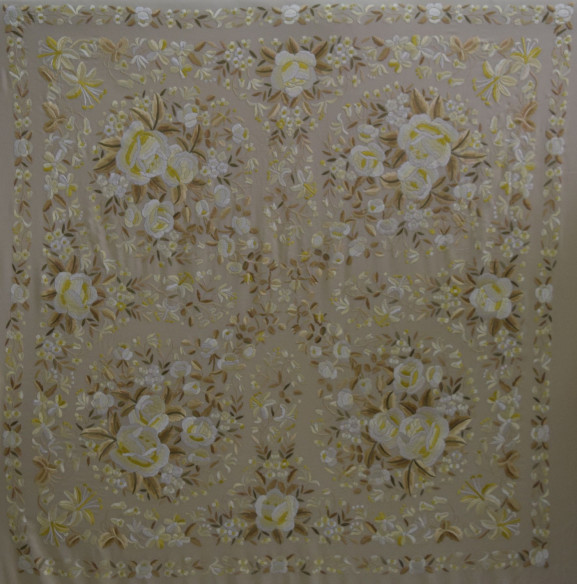 Mantón mano seda 140cm