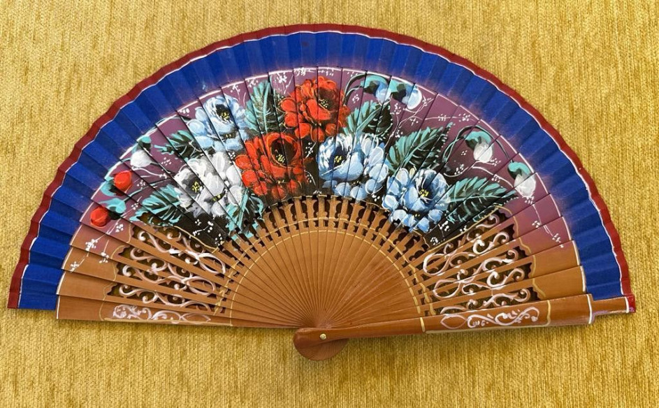 Abanico peral flores