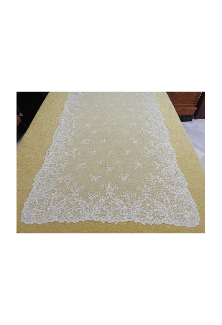 Mantilla bordada a mano en seda 120*240