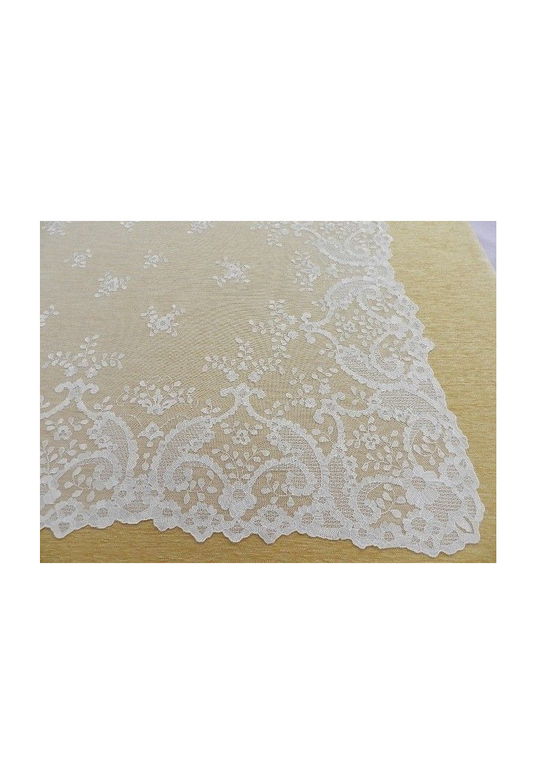 Mantilla bordada a mano en seda 120*240