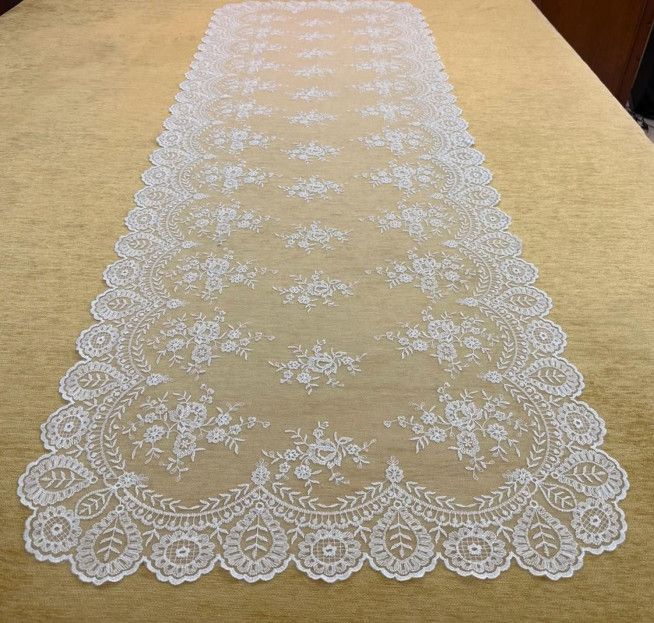 Mantilla máquina niña 65*185