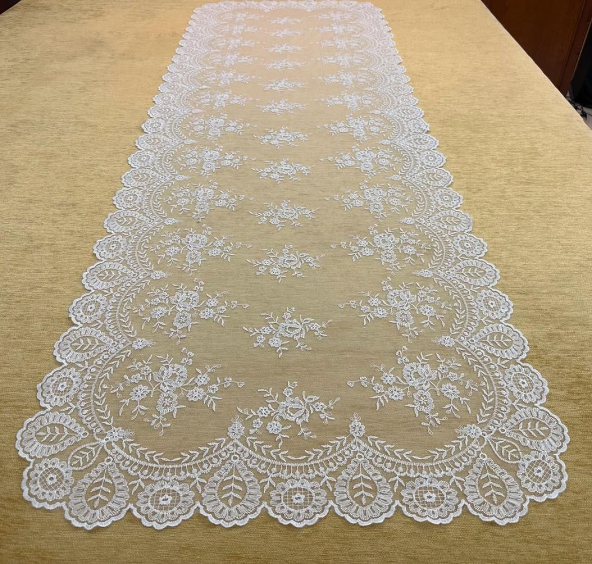 Mantilla máquina niña 65*185