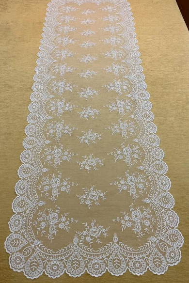 Mantilla máquina niña 65*185