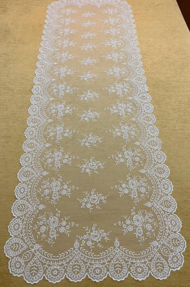Mantilla máquina niña 65*185