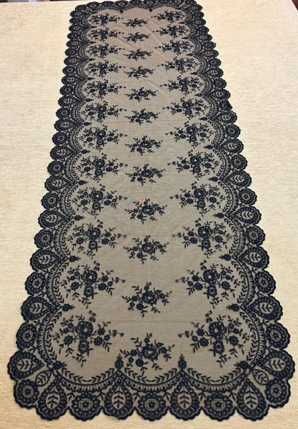 Mantilla máquina niña 65*185