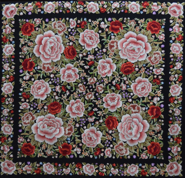 Mantón mano seda 140cm