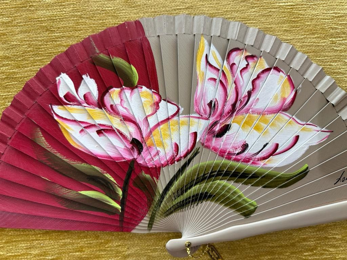 Abanico flores