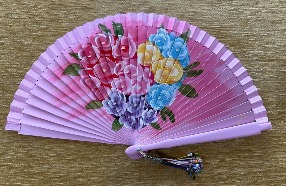Abanico flores