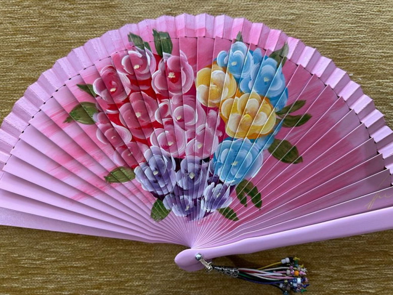 Abanico flores
