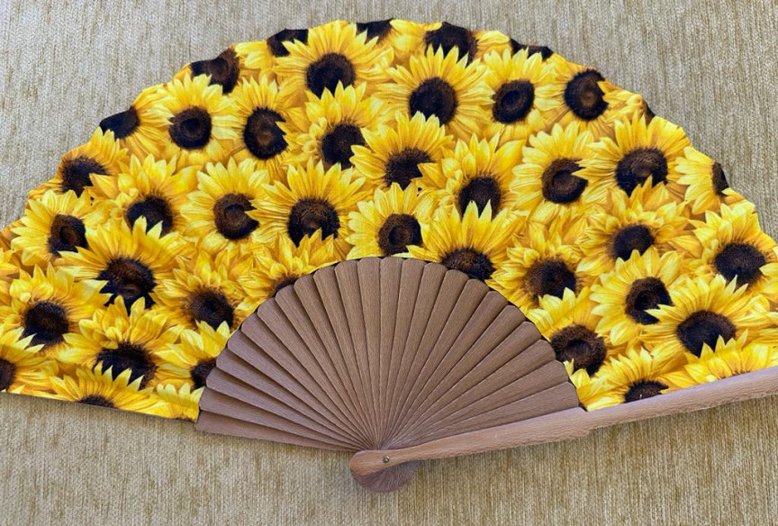 Abanico girasoles