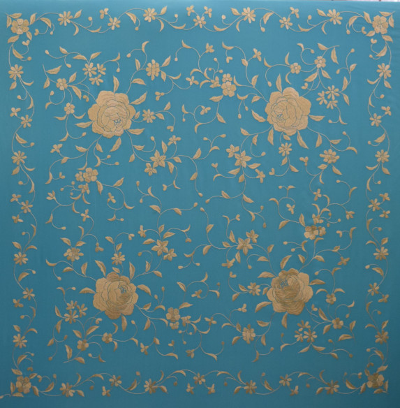 Mantón mano seda 110cm