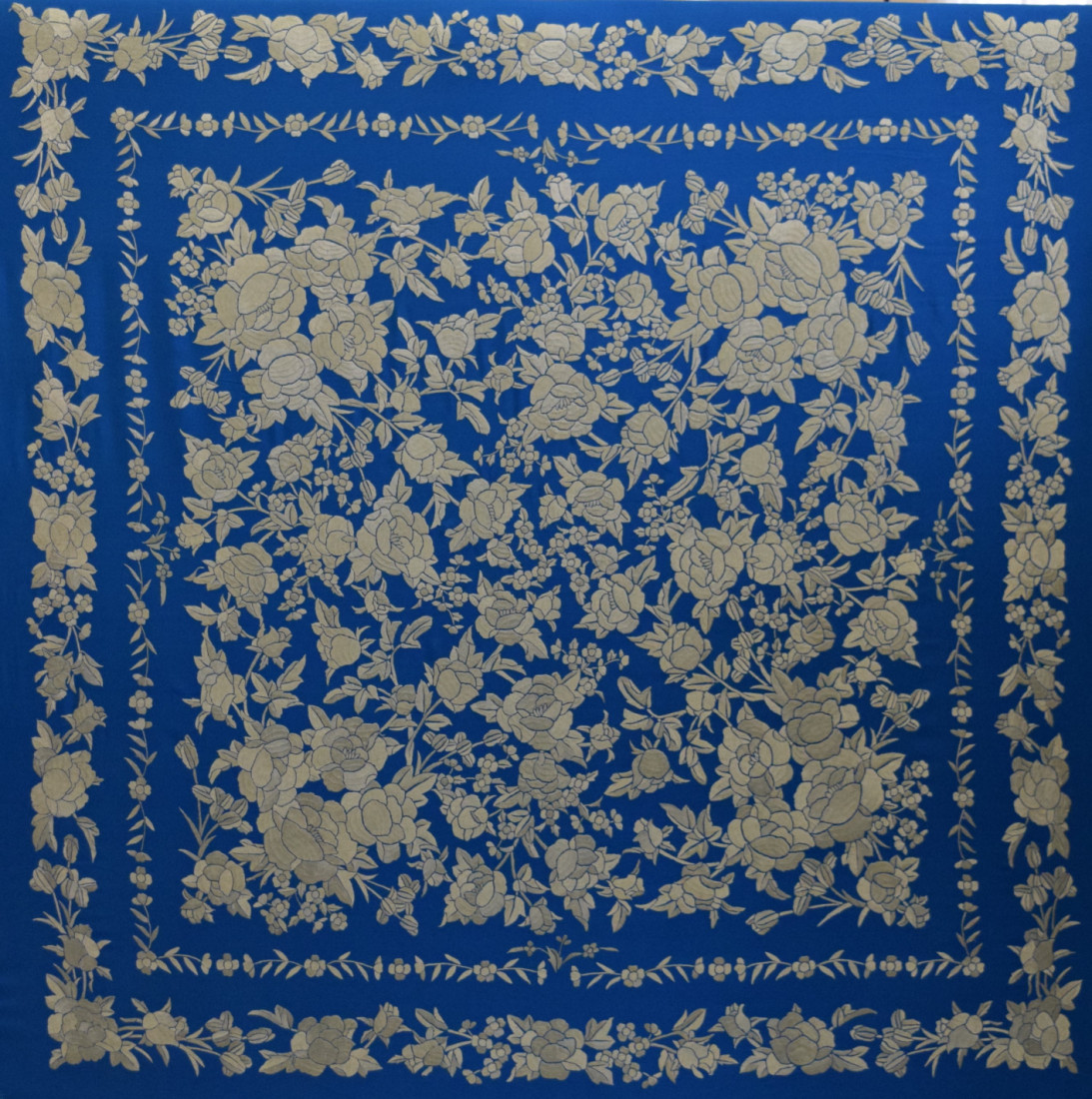 Mantón mano seda 140cm