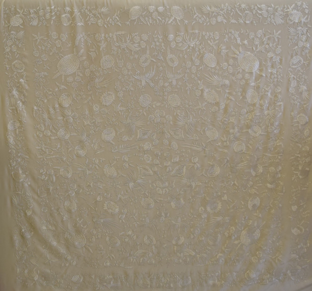 Mantón mano crespón 150cm