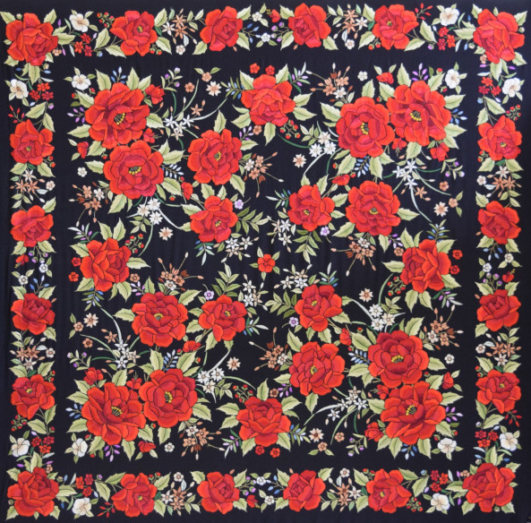 Mantón mano seda 140cm