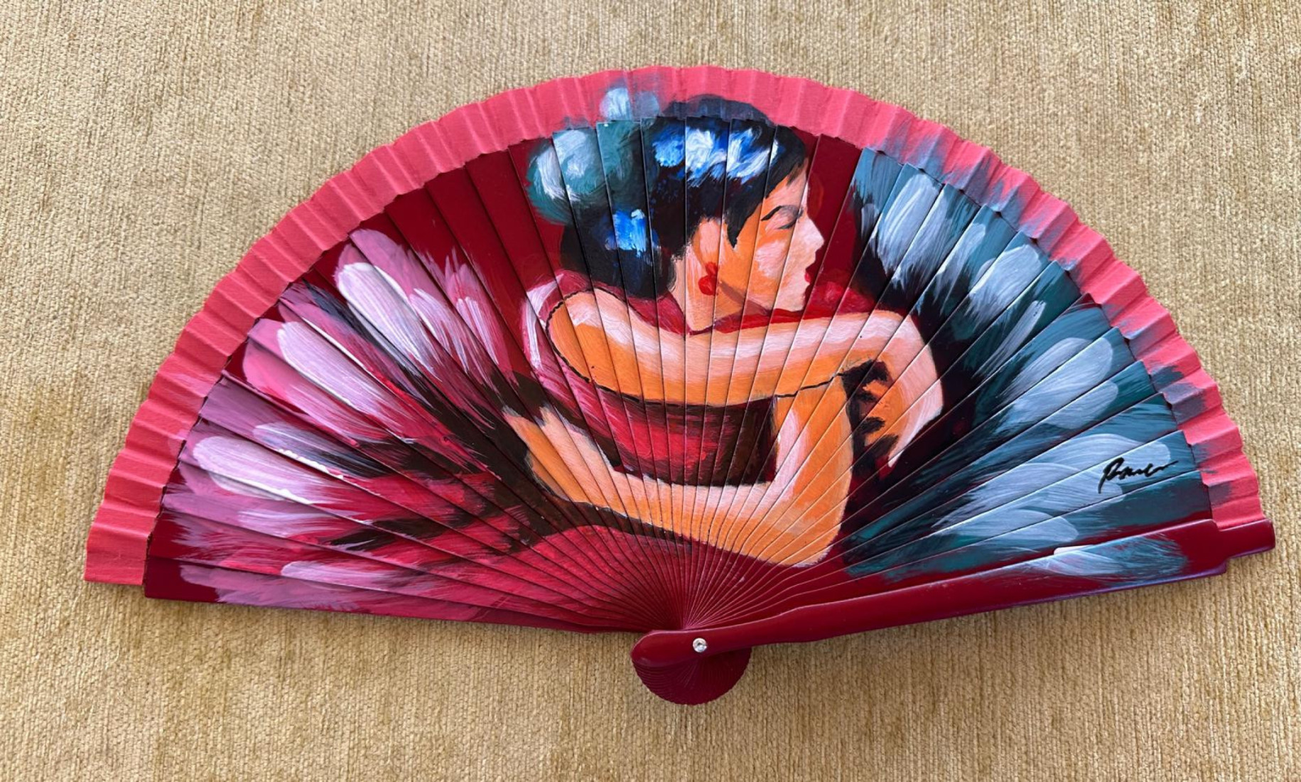 Abanico flamenca