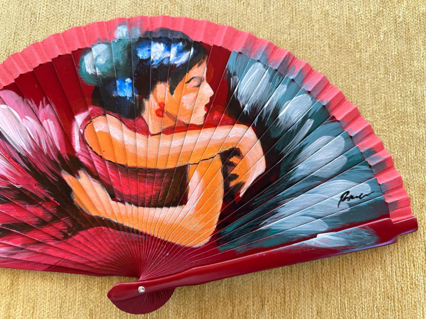 Abanico flamenca