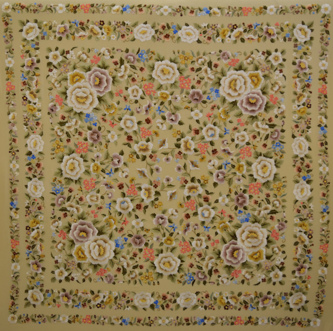Mantón mano seda 140cm