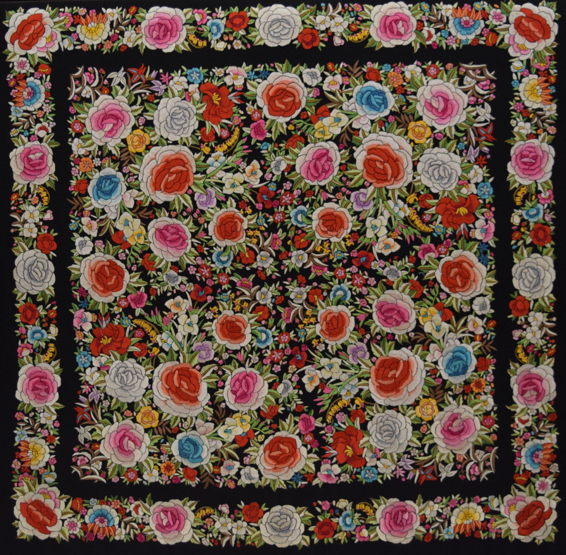 Mantón mano seda 140cm