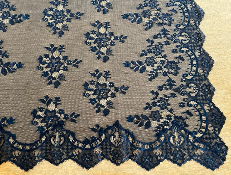 Mantilla máquina azul 100*220