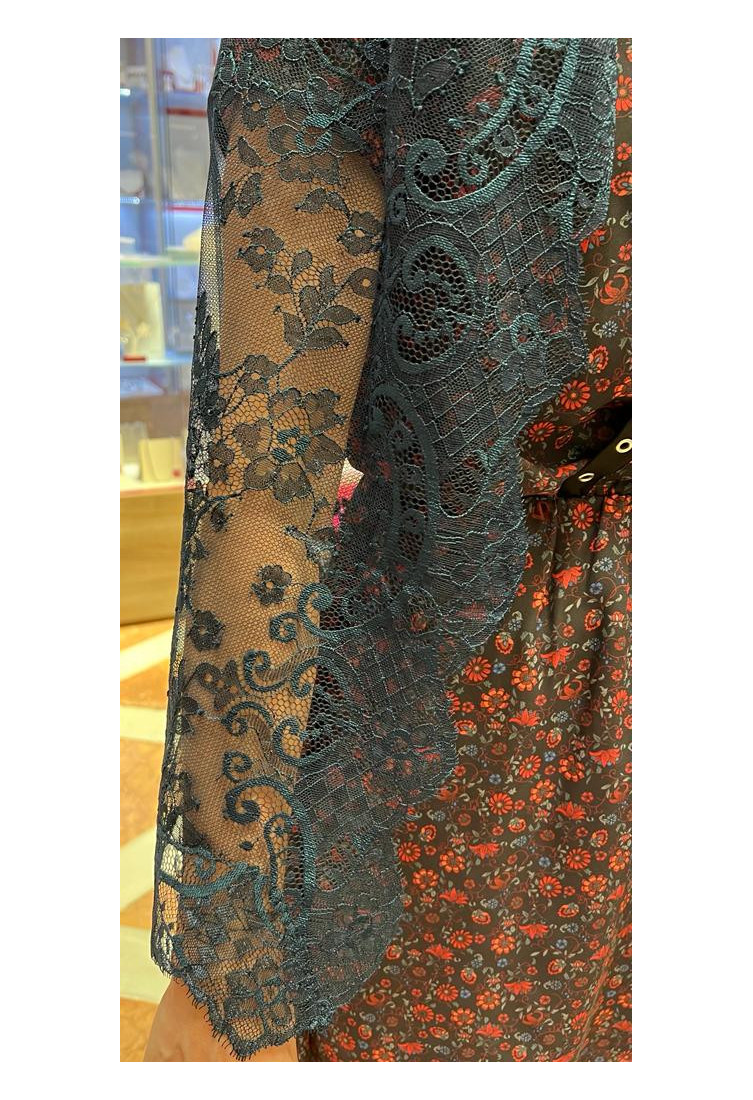 Mantilla máquina azul 100*220