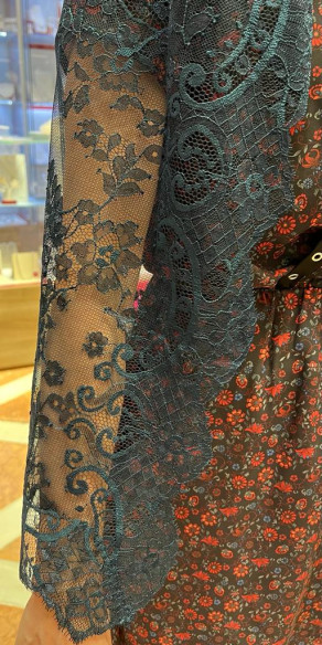 Mantilla máquina azul 100*220
