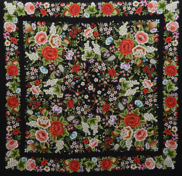 Mantón mano seda 140cm