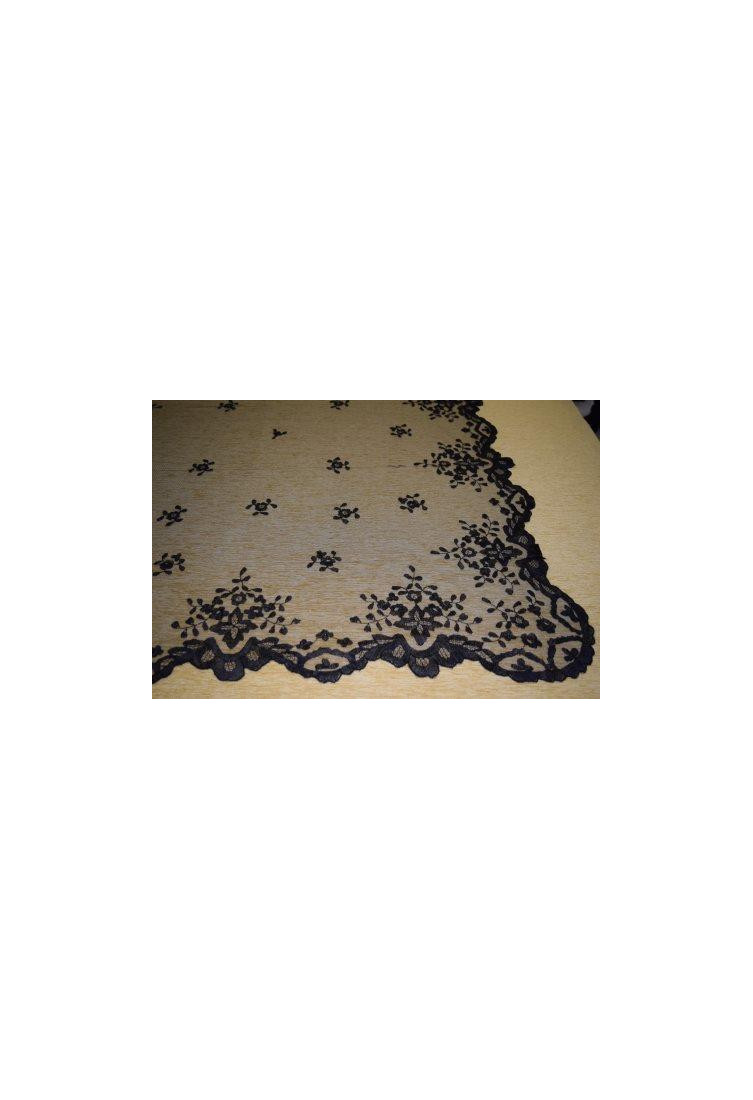 Mantilla mano seda mediana