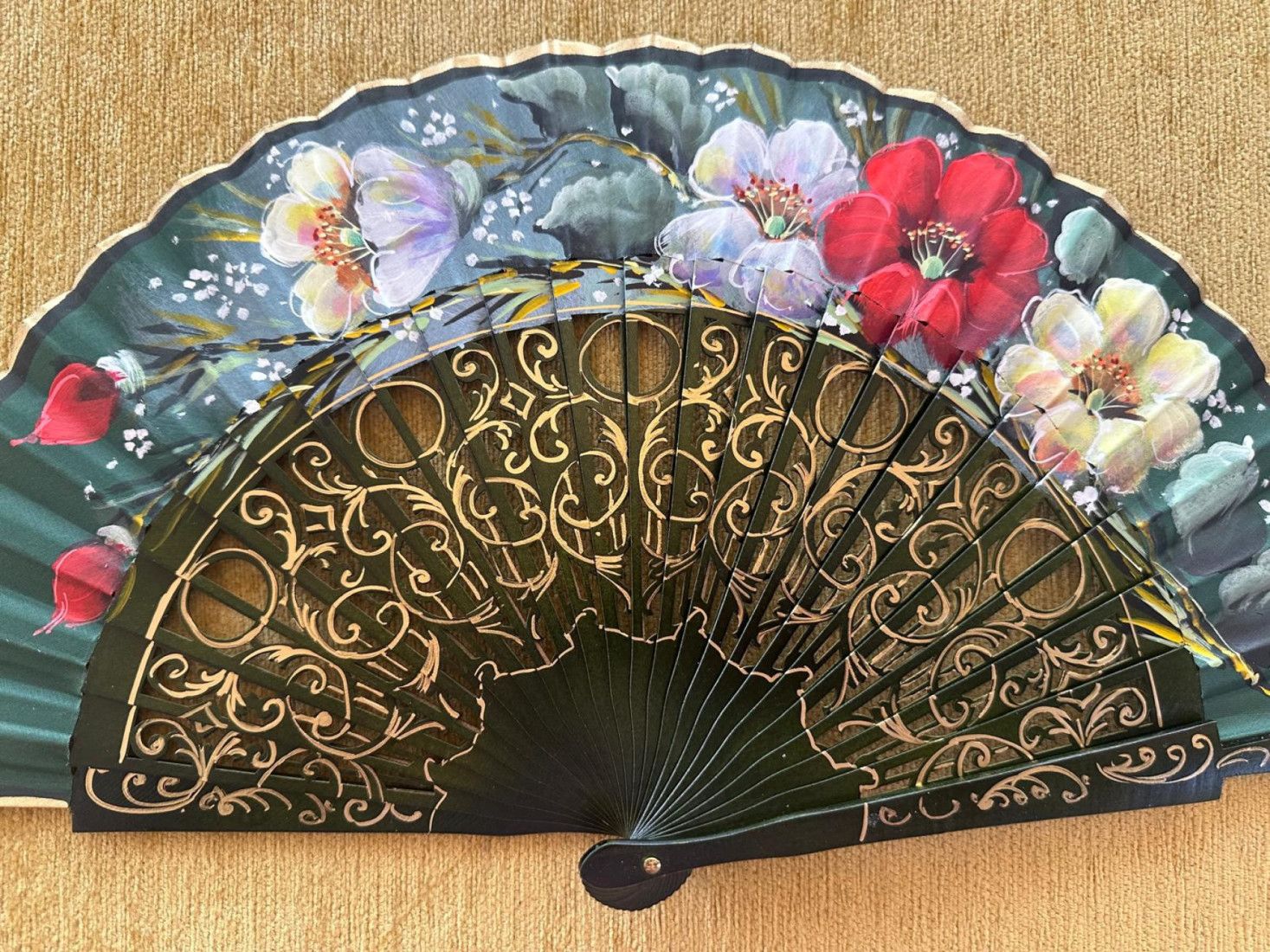 Abanico flores