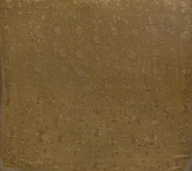 Mantón mano seda 135cm