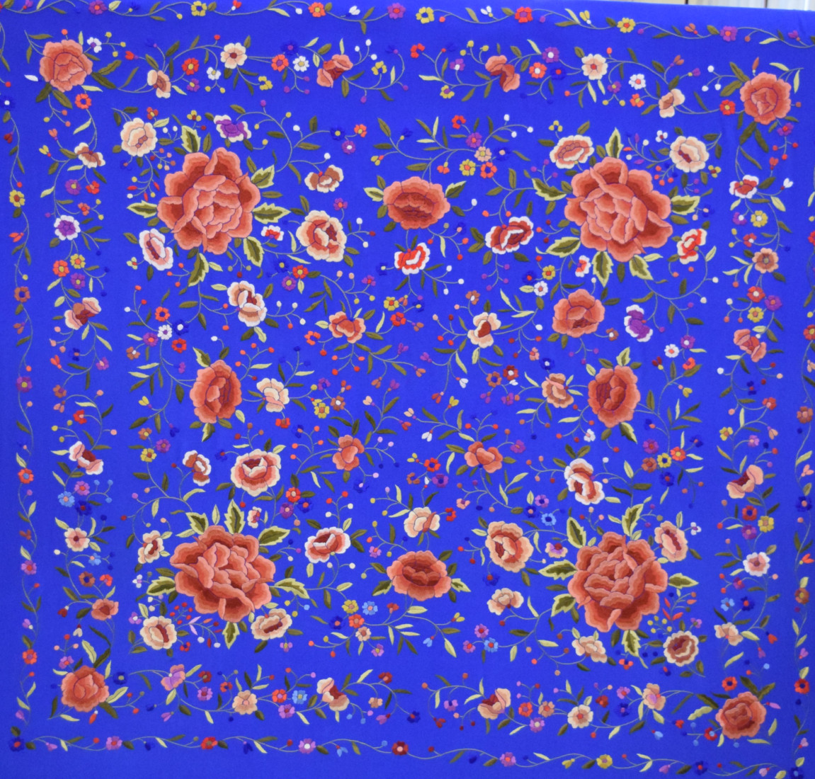 Mantón mano seda 140cm