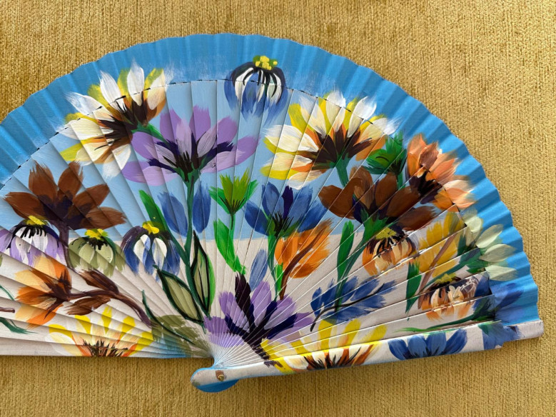 Abanico flores