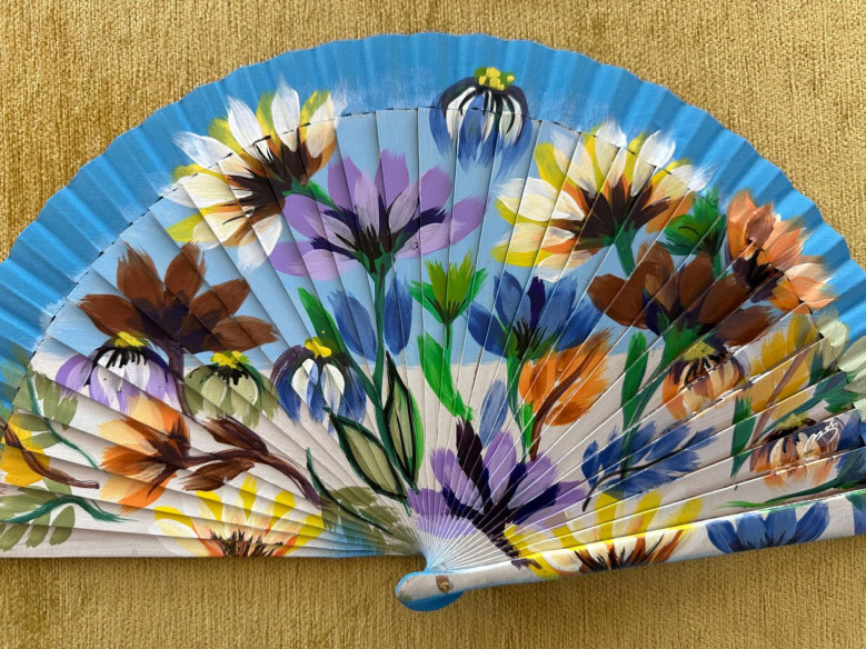 Abanico flores