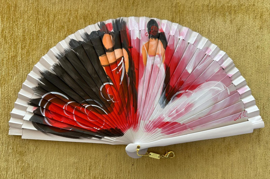 Abanico flamencas